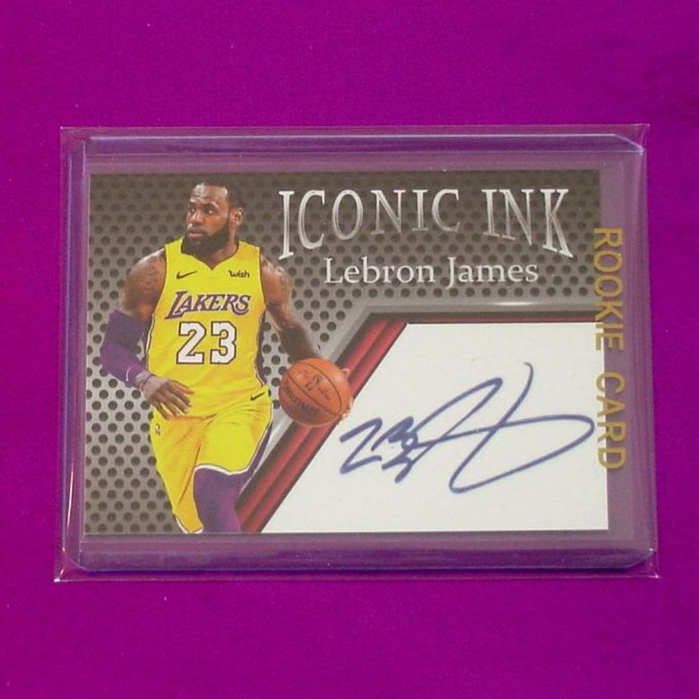 Lebron James Facsimilie Autograph Card